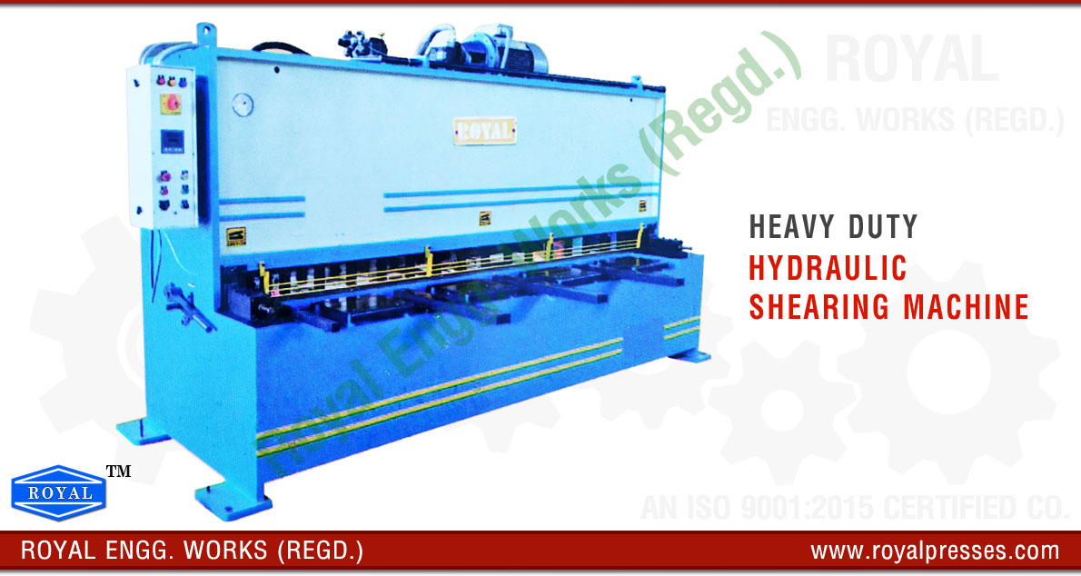 Hydraulic Shearing Machine manufacturers exporters suppliers in india punjab ludhiana