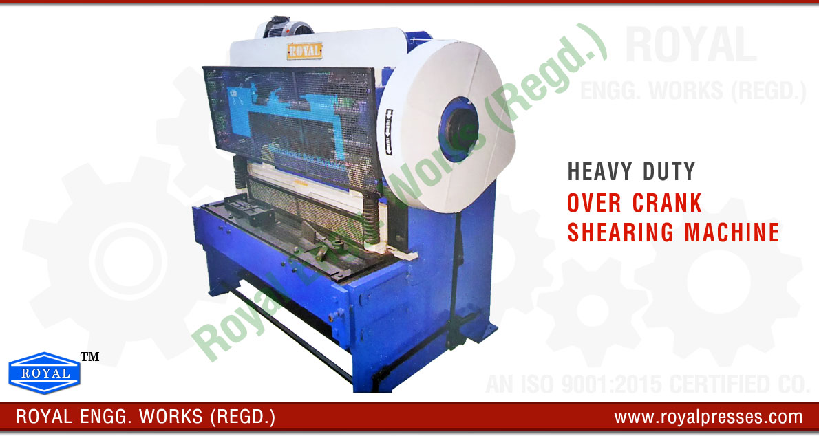 Over Crank Shearing Machine manufacturers exporters suppliers in india punjab ludhiana